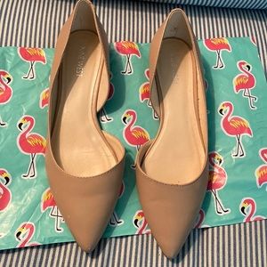 Nine West Taupe Flats